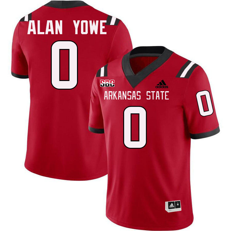 Trenton Alan Yowe Arkansas State Jersey,Arkansas State Red Wolves Football Uniforms,Jersey-Red Trenton Alan Yowe Arkansas State Jersey,Arkansas State Red Wolves Football Uniforms,Jersey-Red